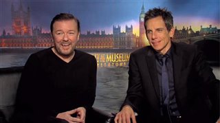 Ricky Gervais & Ben Stiller (Night at the Museum: Secret of the Tomb) - Interview