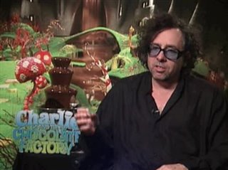 TIM BURTON - CHARLIE AND THE CHOCOLATE FACTORY - Interview